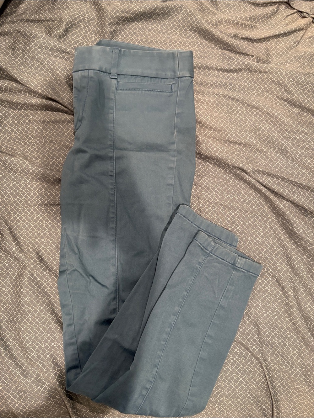 Loft Dusty Blue Work Pants